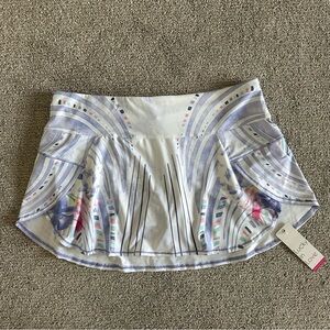Lucky In Love Lilac Floral Skirt‎ Tennis Skort XL